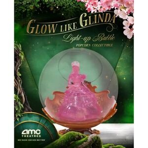 Wicked for Good Glinda Bubble Popcorn Bucket, LED - Limited Supply - BRAND NEW!!